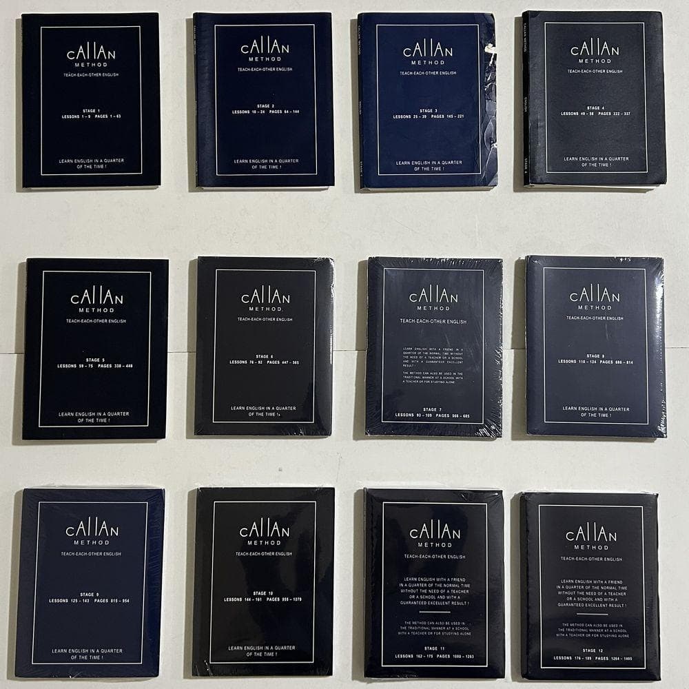CALLAN METHOD 1-12　テキスト　CD付　カラン　メソッド　英会話