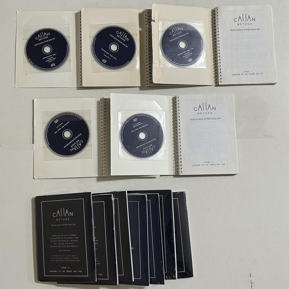 CALLAN METHOD 1-12　テキスト　CD付　カラン　メソッド　英会話