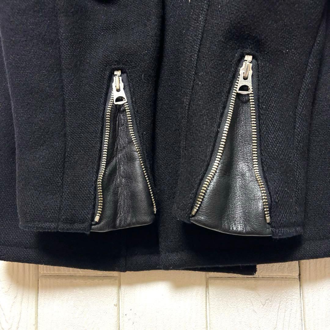 美品 Schott ウール ライダース ピーコート ワンスター USA製 34