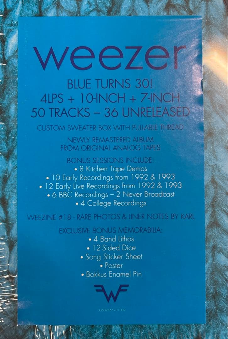 Weezer 30周年 記念ボックス