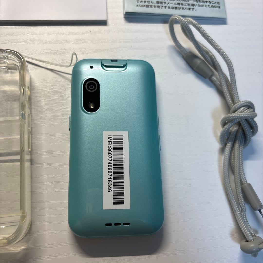 〈2025.6購入〉SoftBank キッズフォン 3 水色 本体