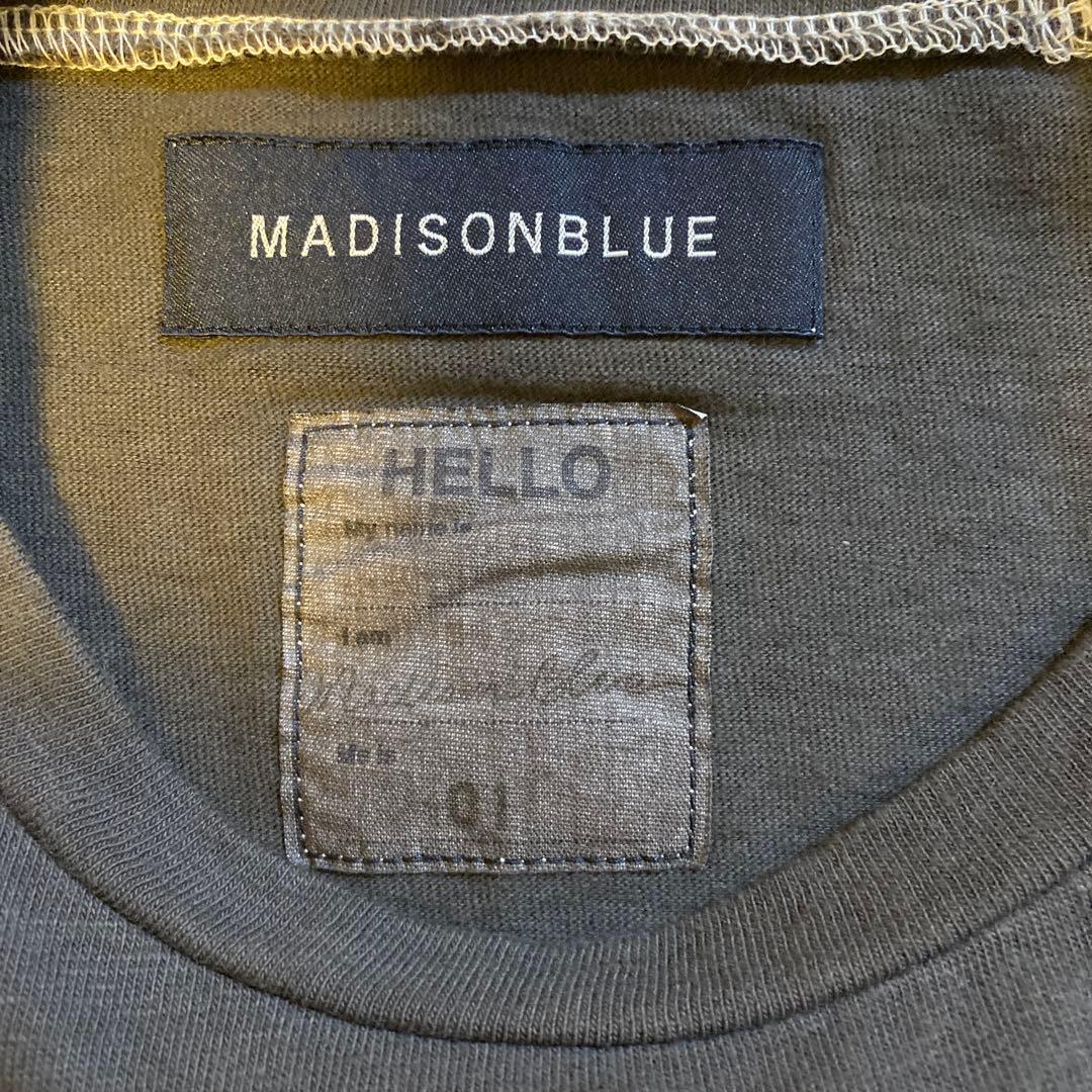 MADISONBLUE HELLO CREW NECK TEE Tシャツ 半袖