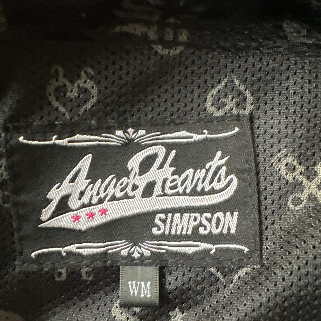 シンプソンAngel Hearts WM スタッズライダースジャケット
