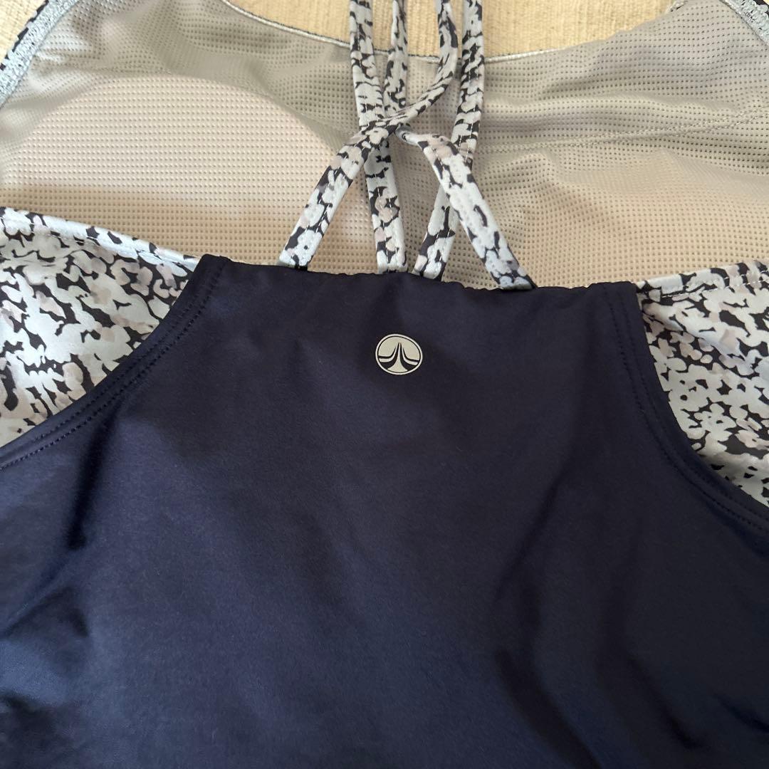 SUKALAヨガウェアセットアップ Ｍサイズ ネイビー