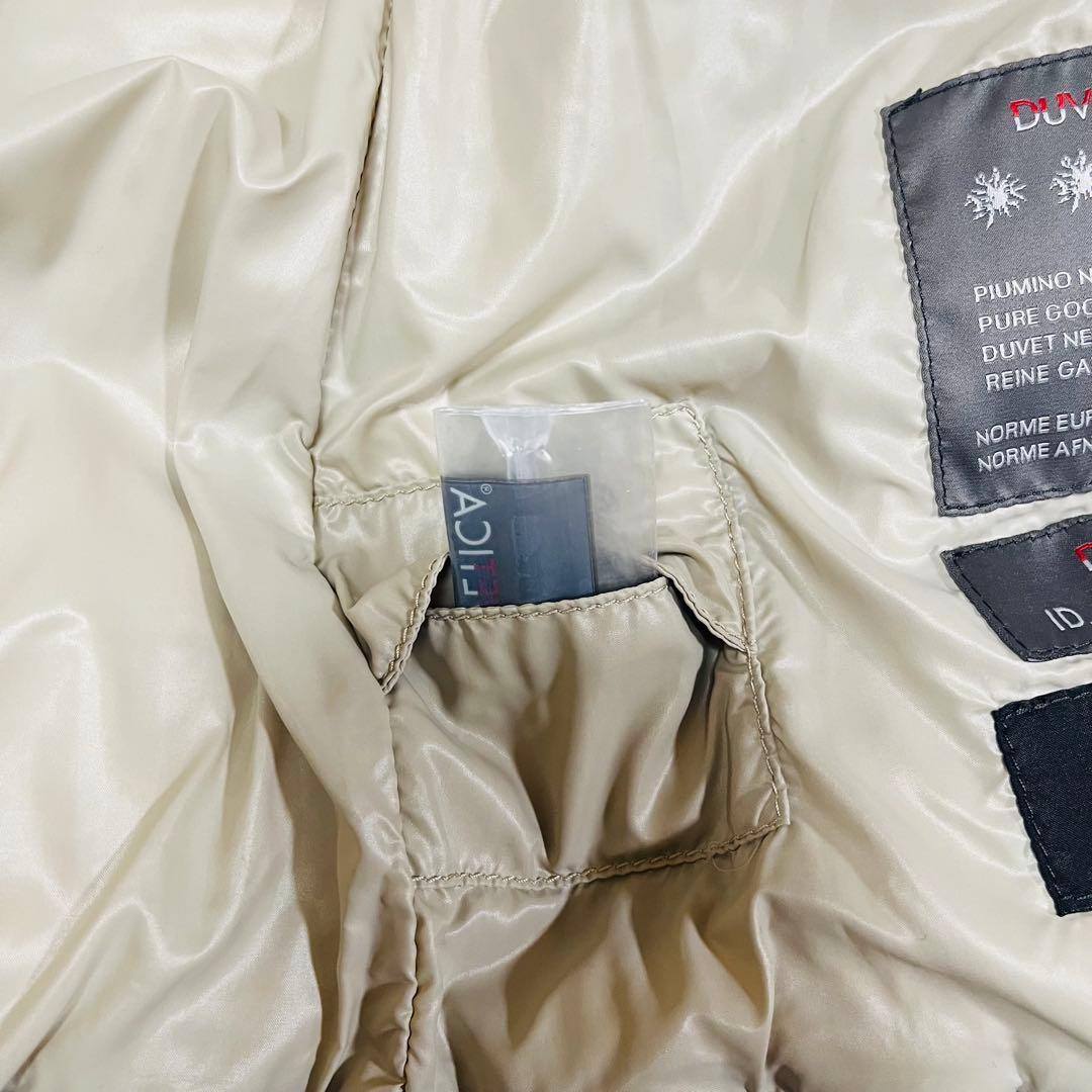 DUVETICA デュベティカ　ダウンベスト ウール ダウン90% グレー 38