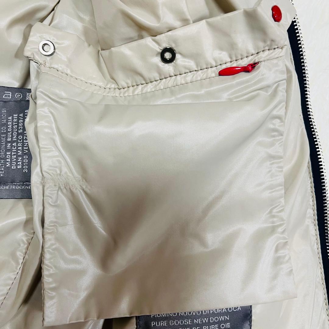 DUVETICA デュベティカ　ダウンベスト ウール ダウン90% グレー 38