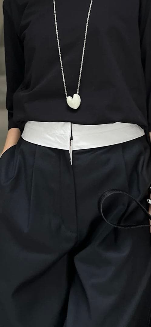 パンツ CHIEKO+ silk wool marvelt pants