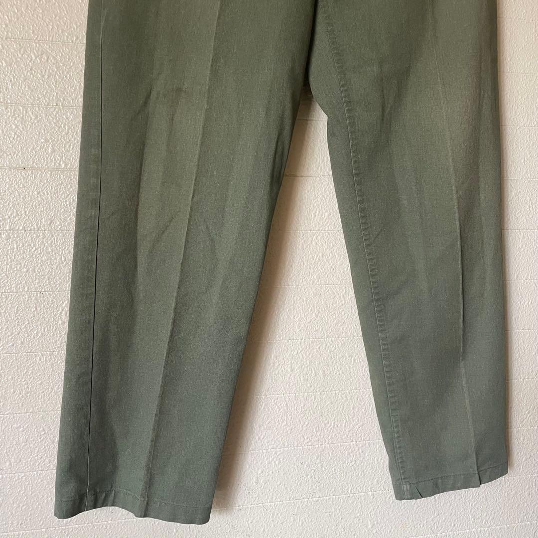 80s ベイカーパンツ 綿ポリ L 36×33