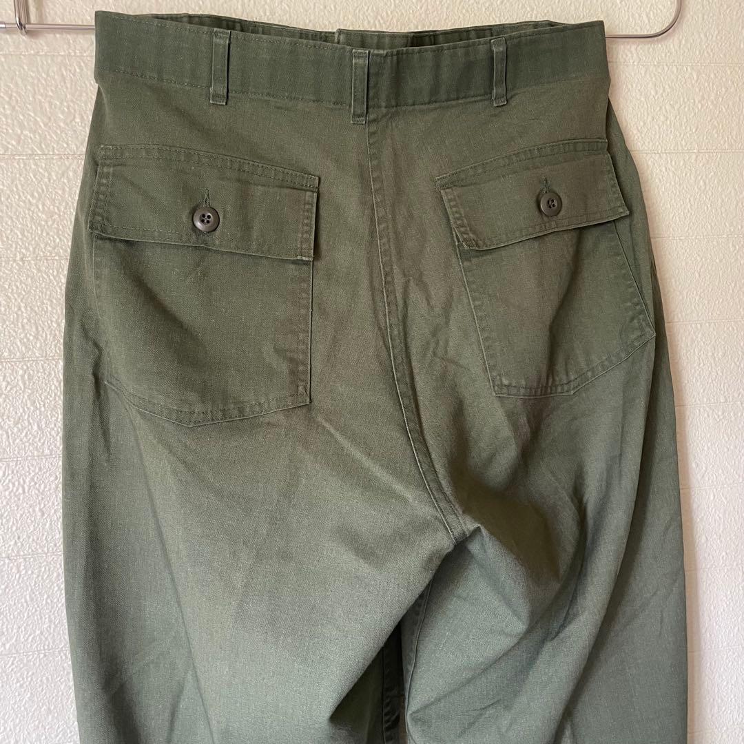 80s ベイカーパンツ 綿ポリ L 36×33