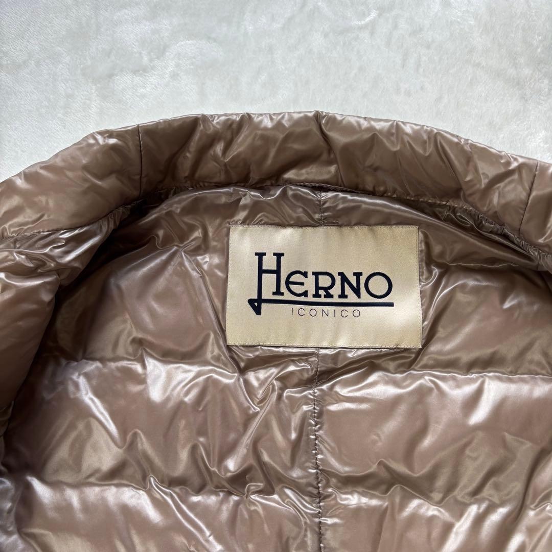 【美品✨】ヘルノHERNO ダウンベスト　ベージュ　M