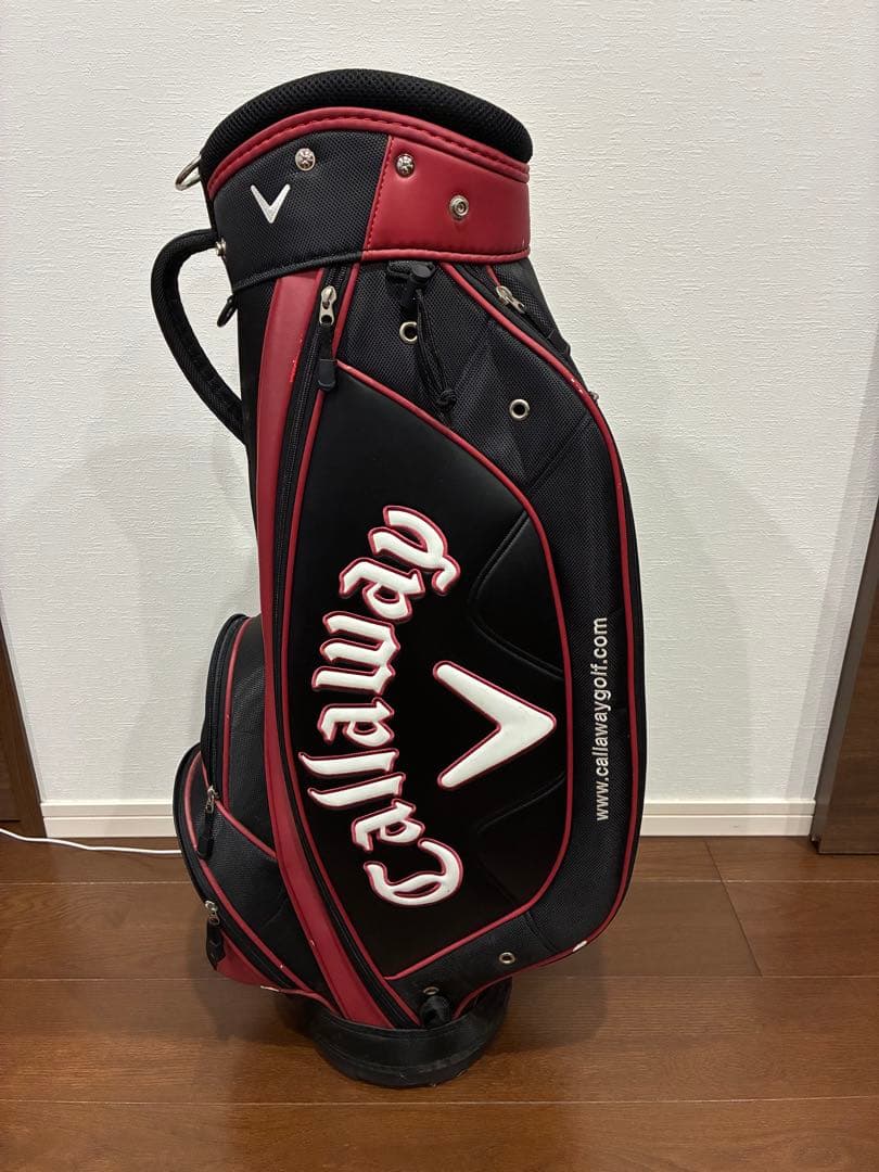 Callaway キャディバッグ 黒/赤