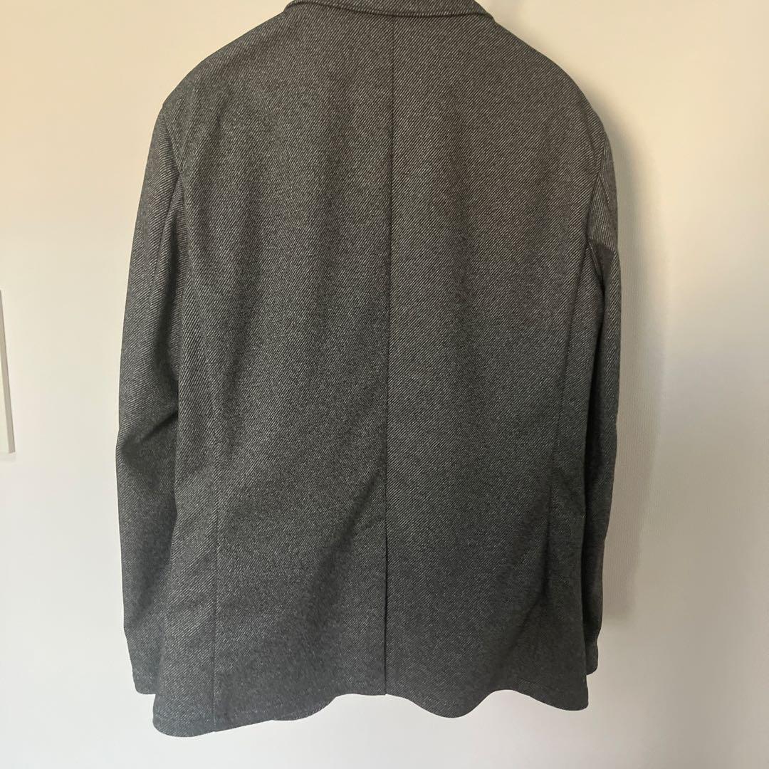 試着のみ アウール AOURE フランネル 秋冬 ジャケット ライトグレー L