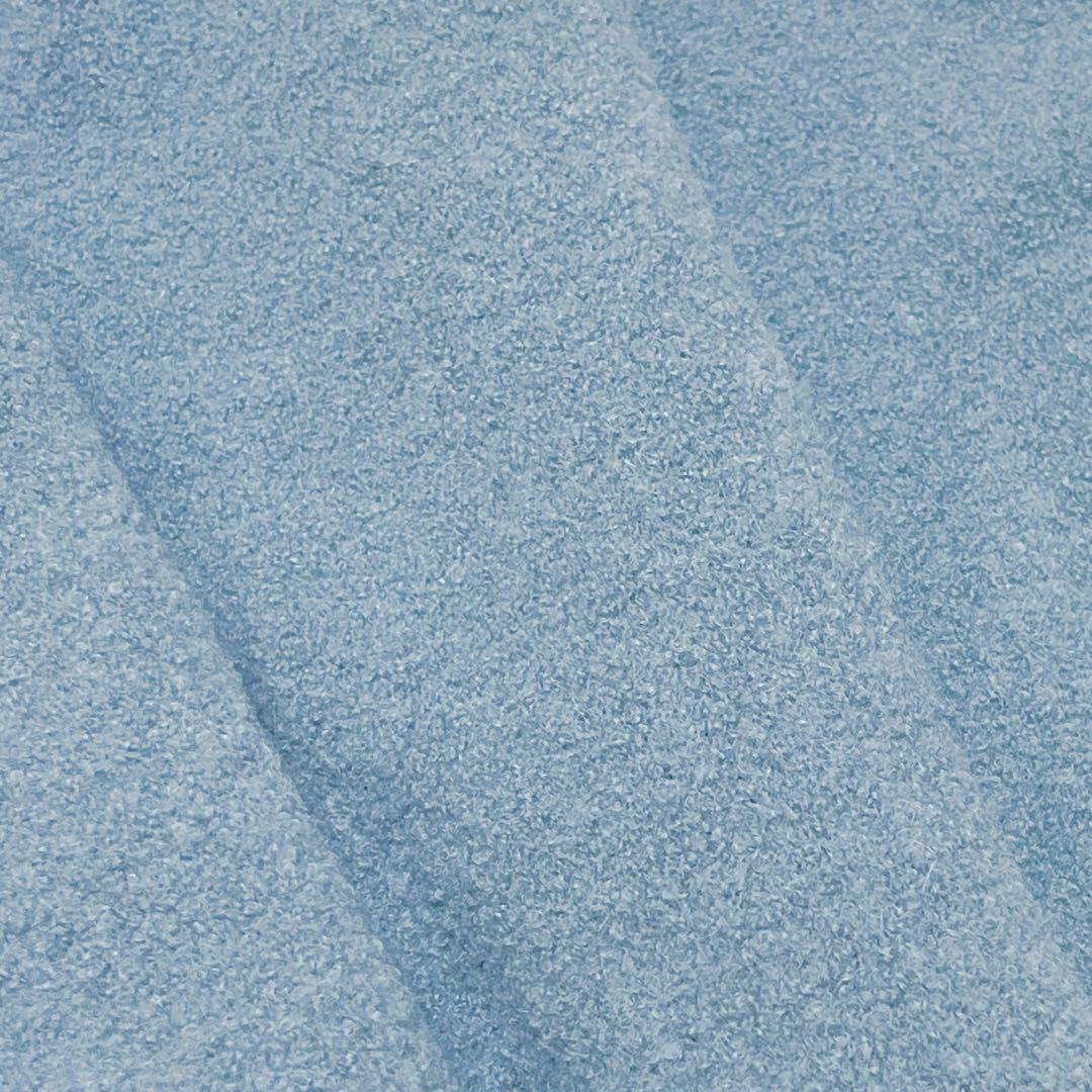 【デミルクス ビームス】AK+1 大判ニットストール/羽織り/くすみブルー