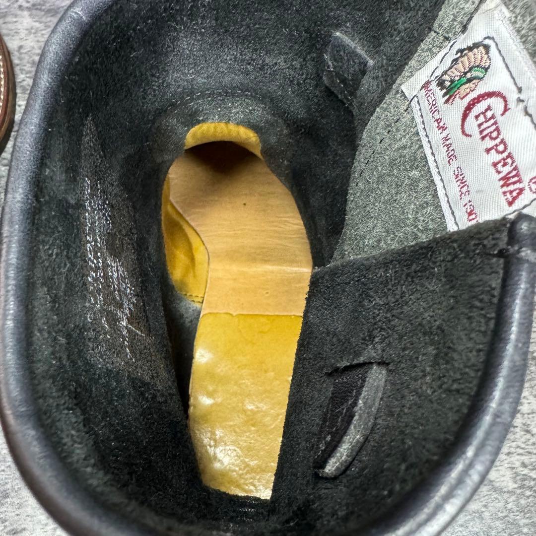 【美品】チペワ エンジニアブーツ 91002 スチールトゥ 7 1/2 レザー