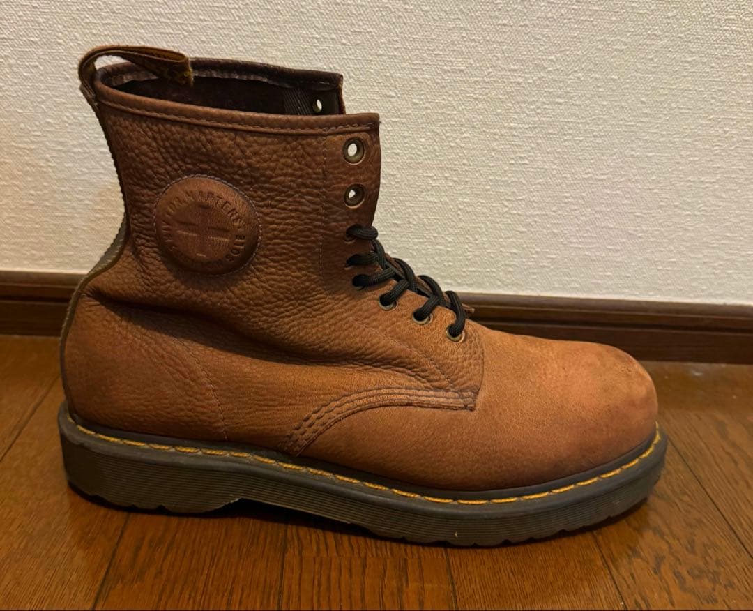 美品　RONNIE ドクターマーチン ロニー 8ホールブーツ シボ革 29.0