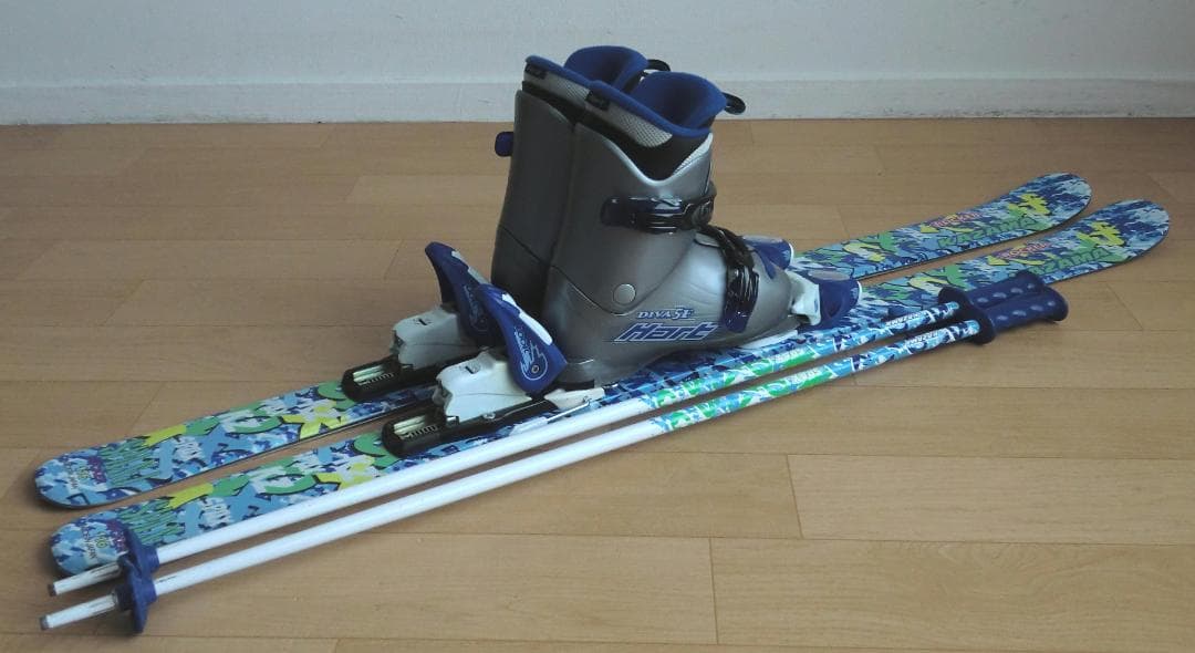 ■■11月限定■送料無料■KAZAMA■子供用スキー4点セット■116/22■■