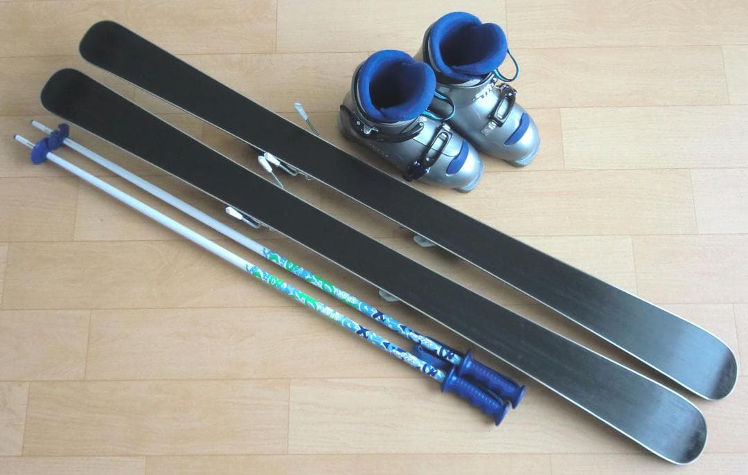 ■■11月限定■送料無料■KAZAMA■子供用スキー4点セット■116/22■■