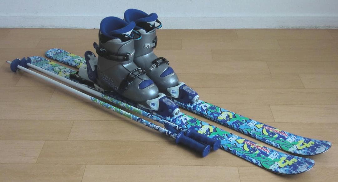 ■■11月限定■送料無料■KAZAMA■子供用スキー4点セット■116/22■■