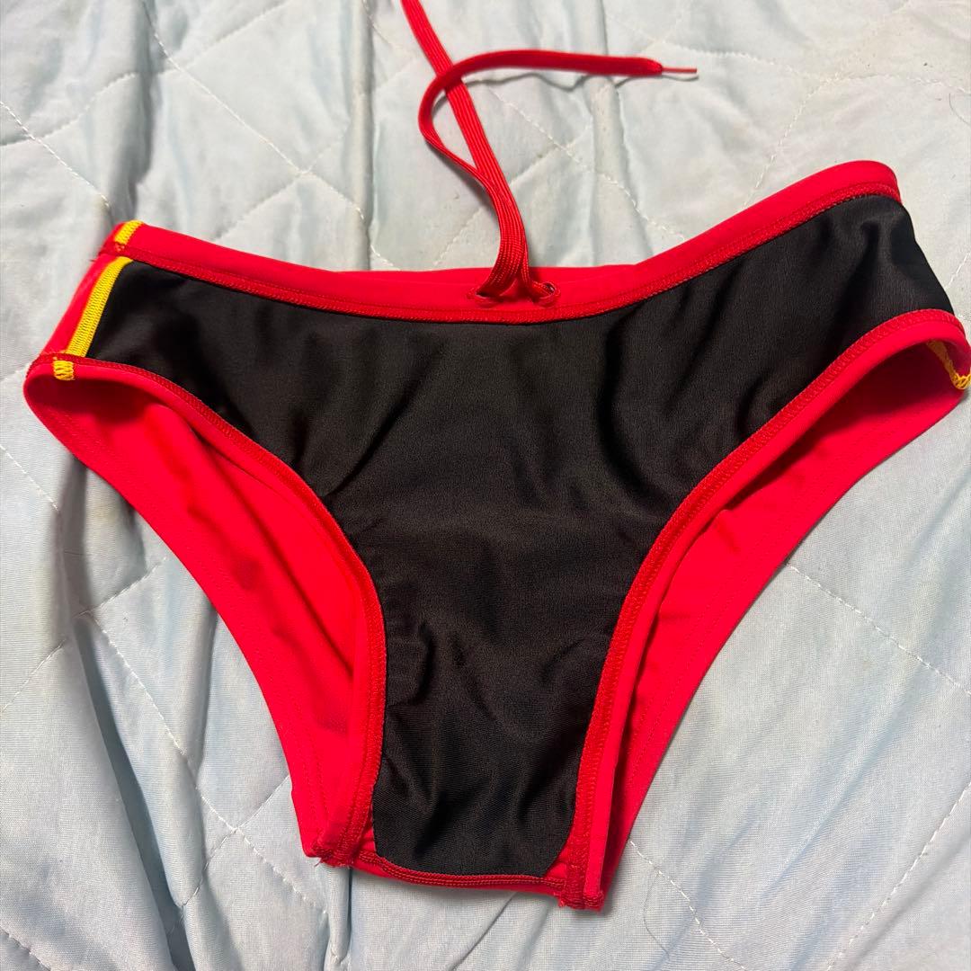 Speedo 競泳水着・キャップセット 赤