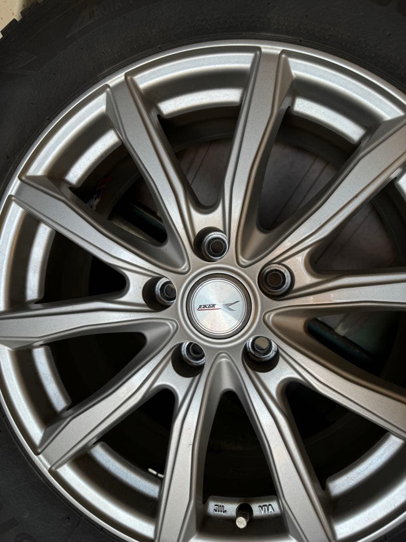 17インチスタッドレスタイヤ　ホイール４本セット　ウェッズ