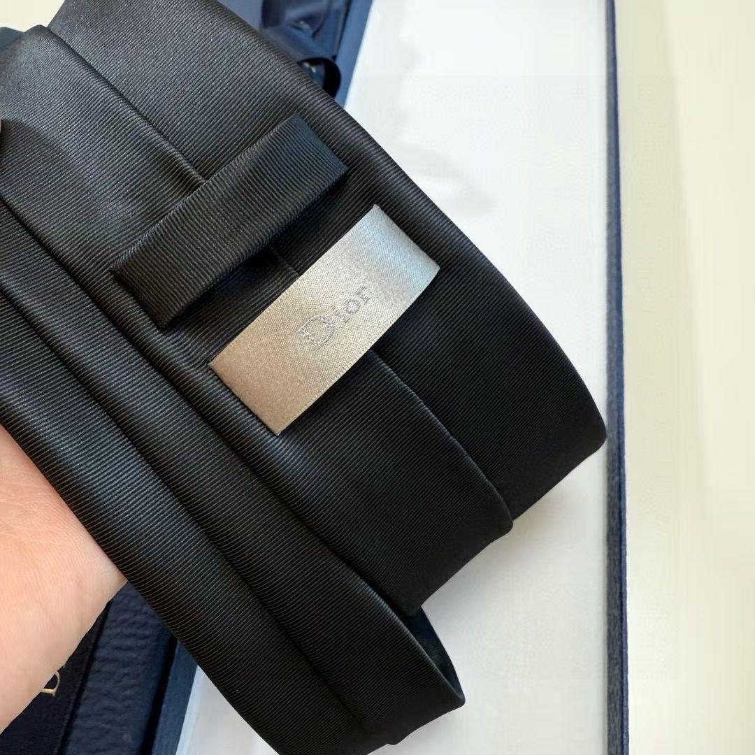 ♡DIOR ネクタイ ブラック ロゴ メンズ フォーマル ビジネス♡
