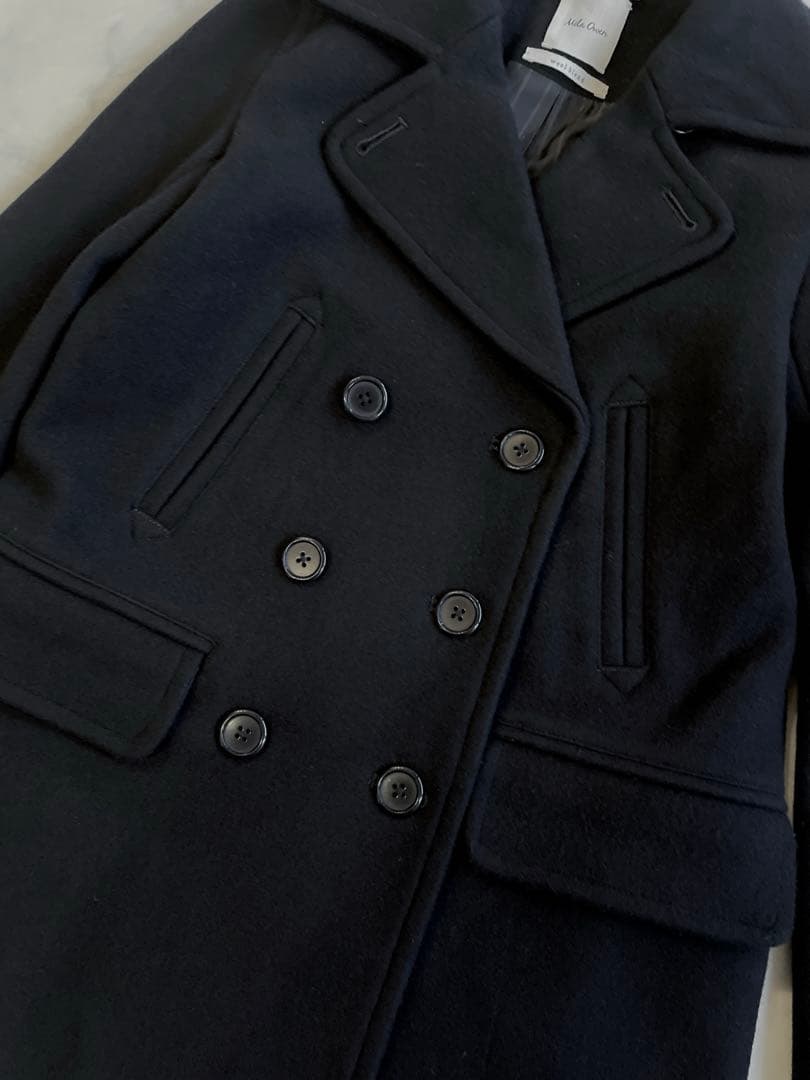 タグ付☆ Mila Owen メルトン ピーコート mtt イタリア布地