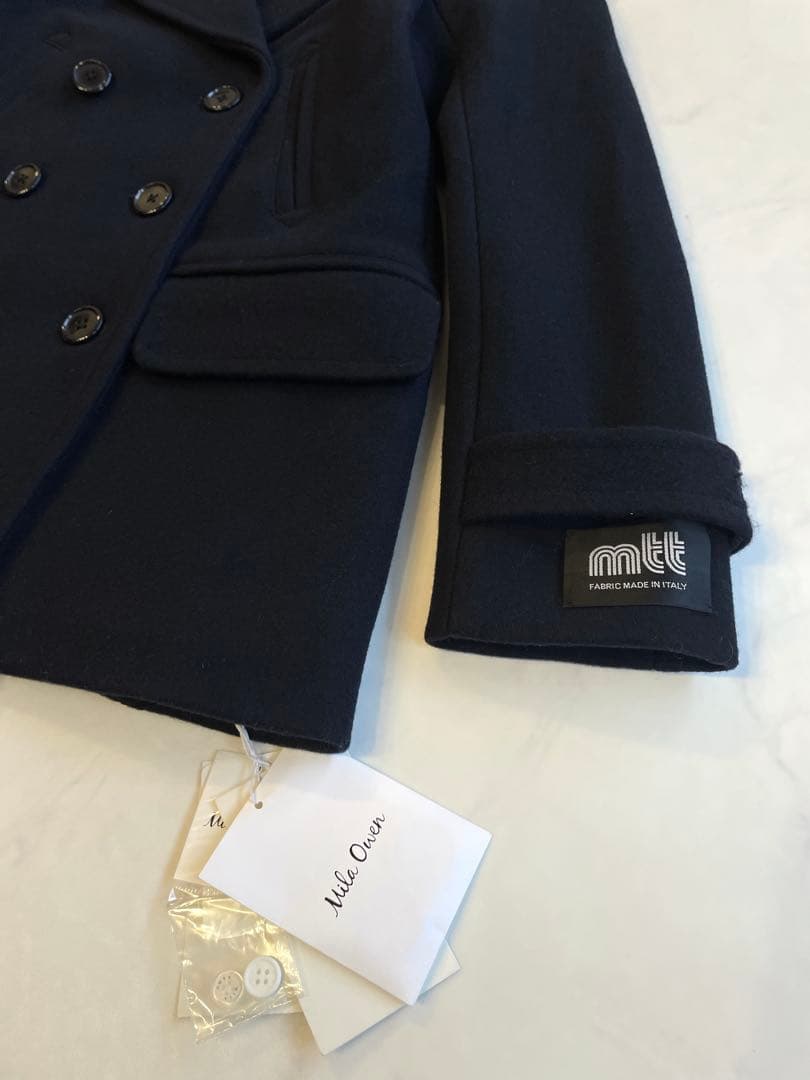タグ付☆ Mila Owen メルトン ピーコート mtt イタリア布地