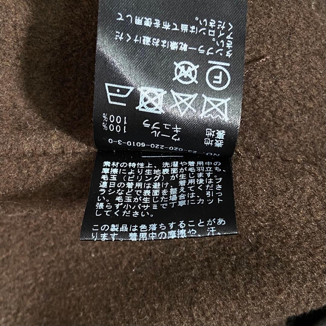 FRAMeWORK SUPER160sダブルブレストコート ブラウン 38