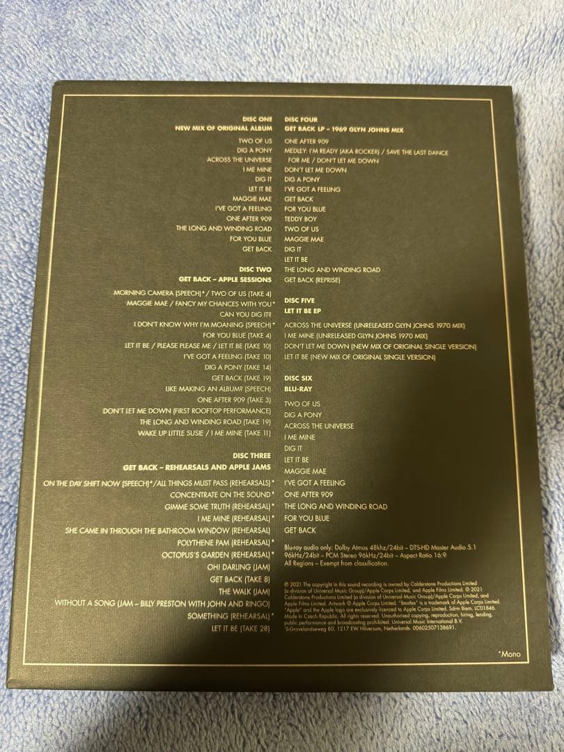 洋楽 The Beatles Let It Be Super Deluxe