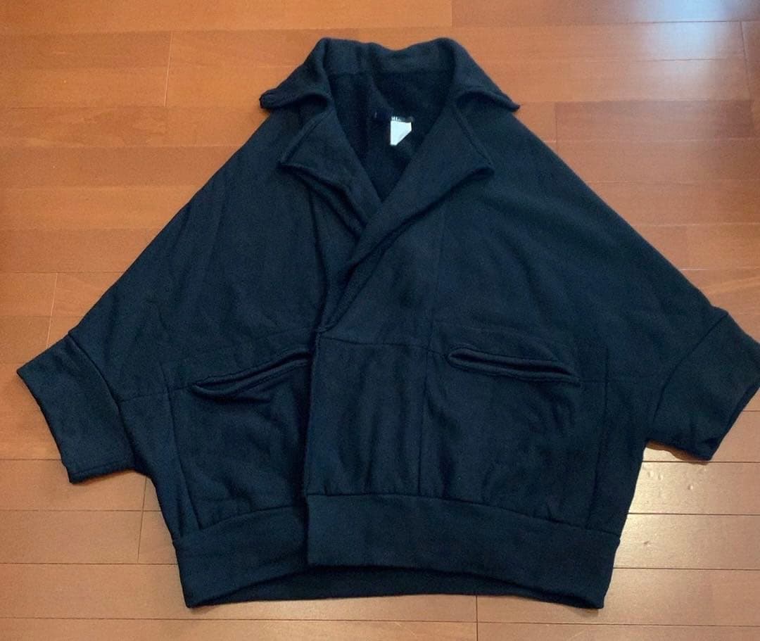 リミ フゥ(LIMI feu)ヨウジヤマモト マントコート サイズS ブラック