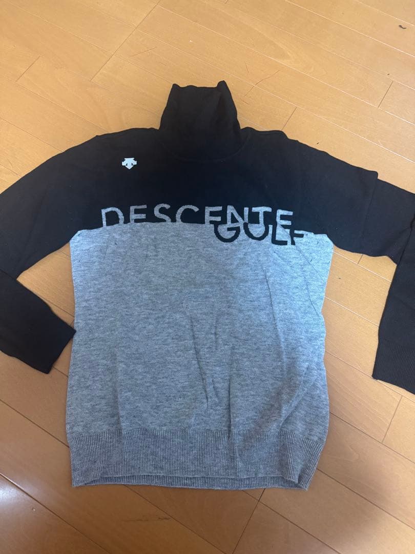 DESCENTE GOLF ニット セットアップ（トップス＋スカート）サイズL