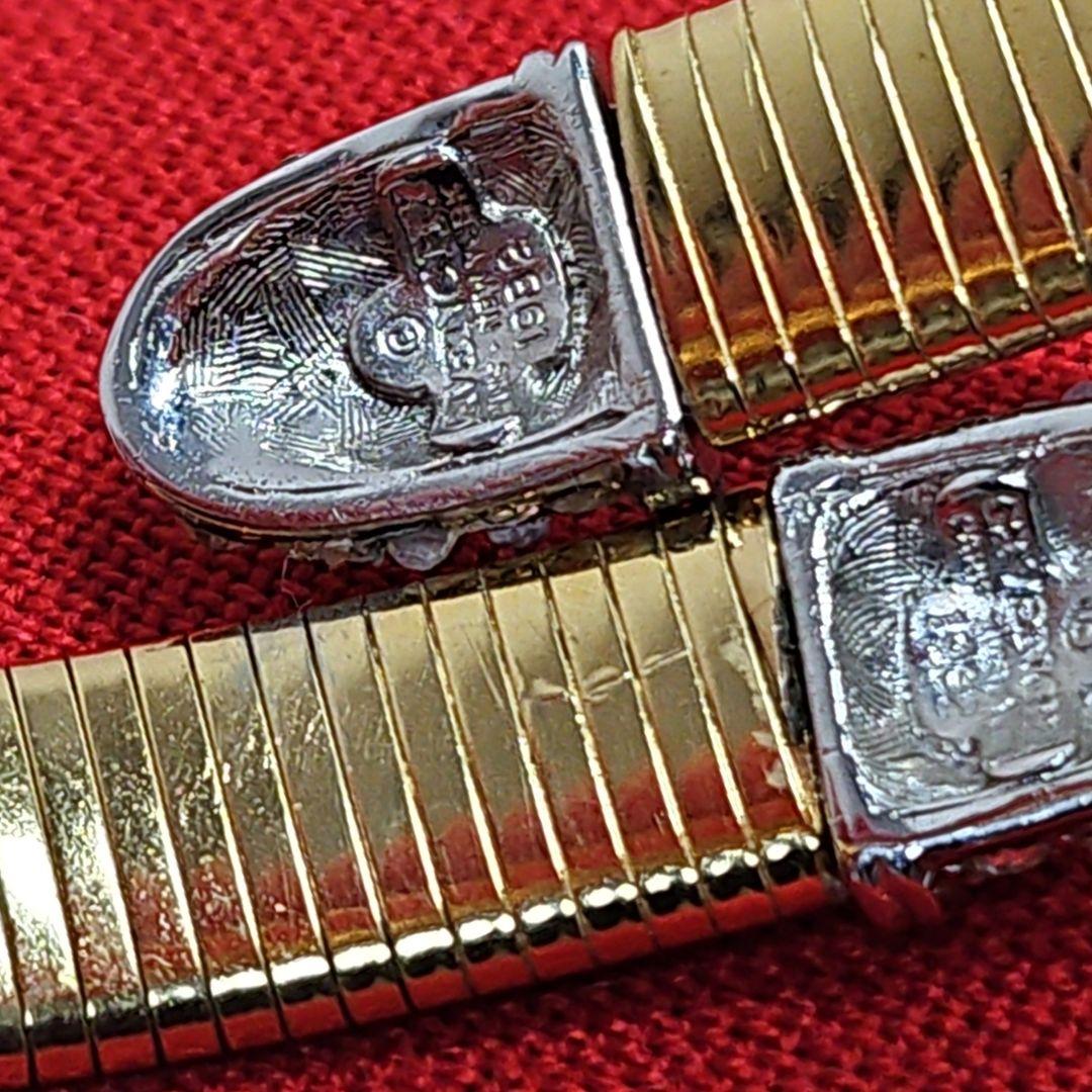 希少 GIVENCHY ヴィンテージ バングル ブレスレット ゴールド 刻印あり