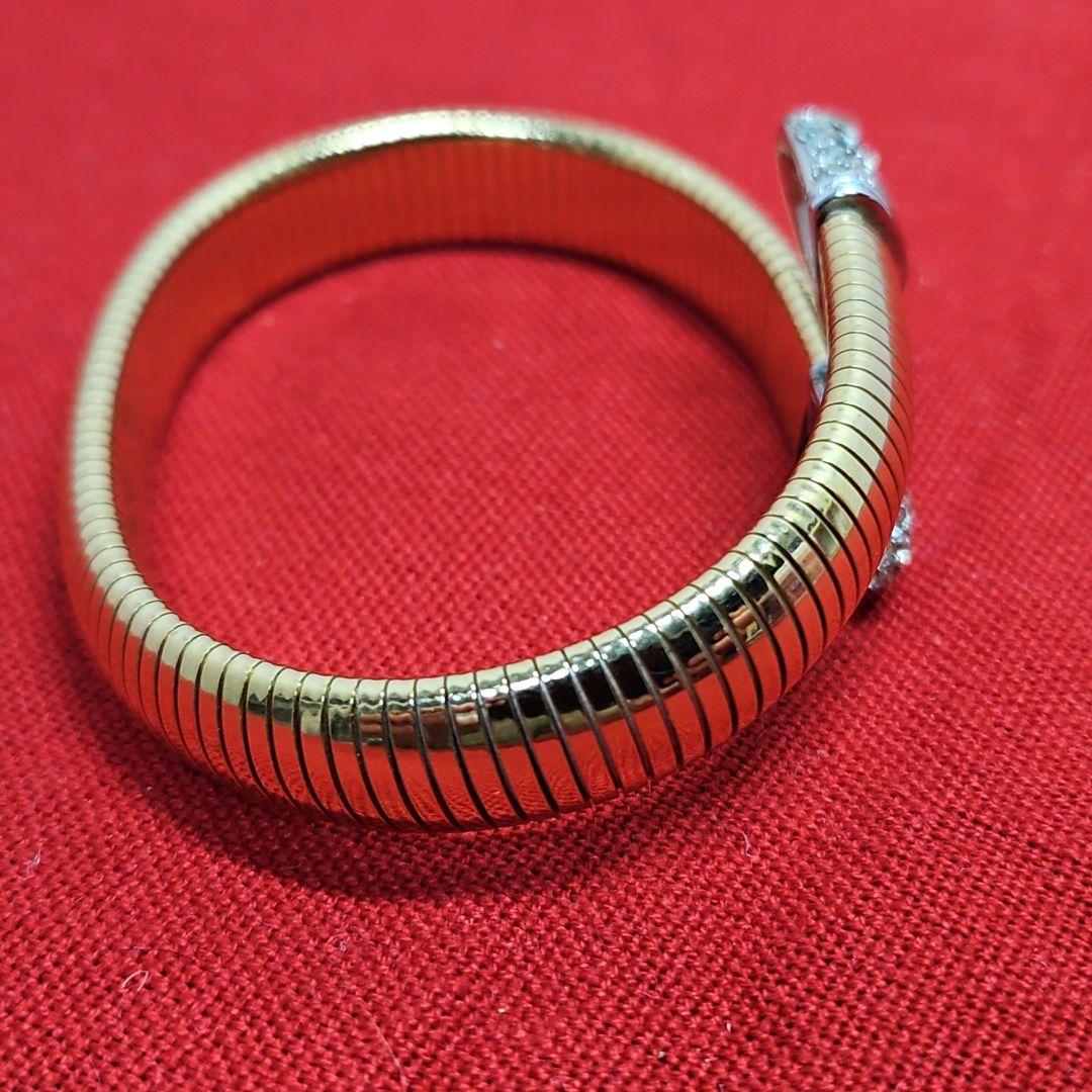 希少 GIVENCHY ヴィンテージ バングル ブレスレット ゴールド 刻印あり