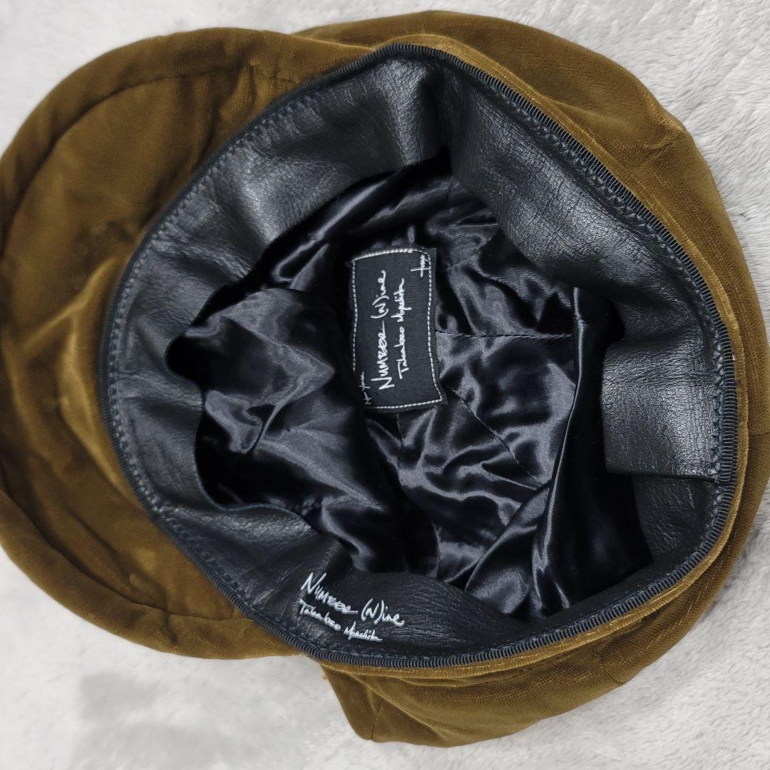 ナンバーナイン　ベロア　キャスケット　M　宮下貴裕　帽子