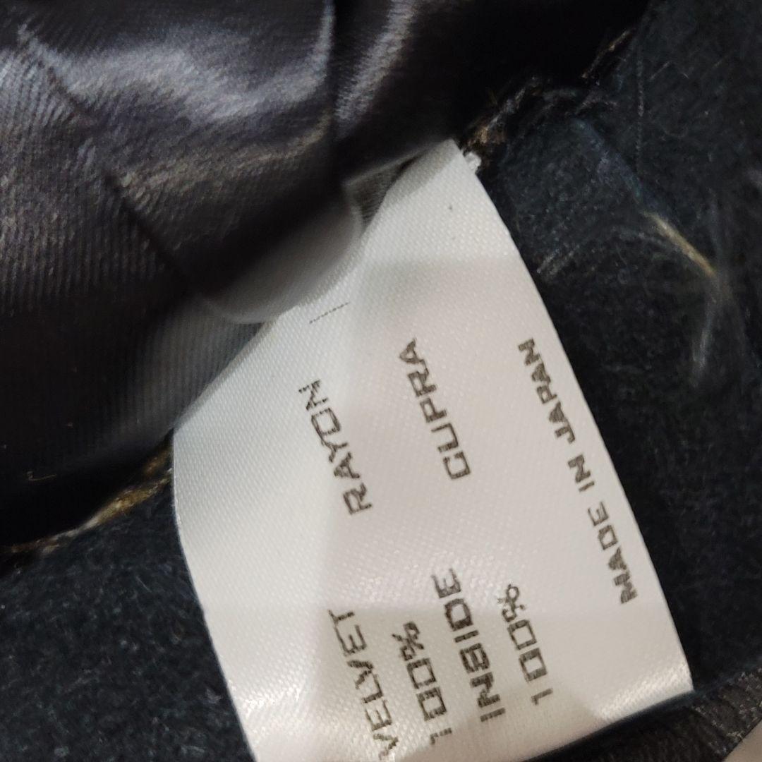 ナンバーナイン　ベロア　キャスケット　M　宮下貴裕　帽子