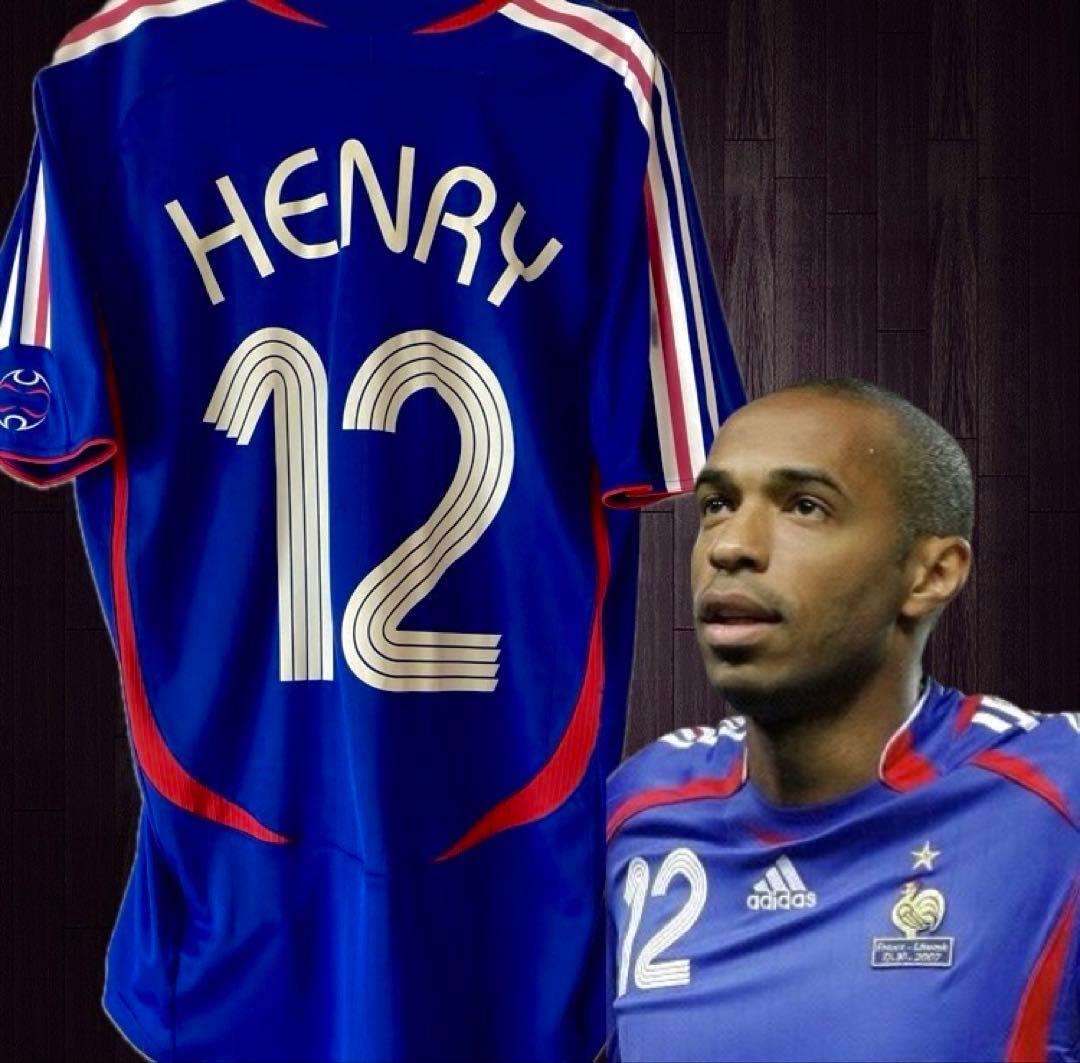【新品】フランス代表 アンリ 正規品 ユニフォーム 2006W杯 Oサイズ
