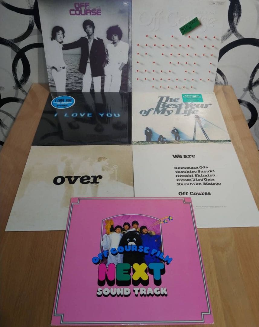 “OFF COURSE”オフコース·LPアルバム·7枚セット(ポスター有り)