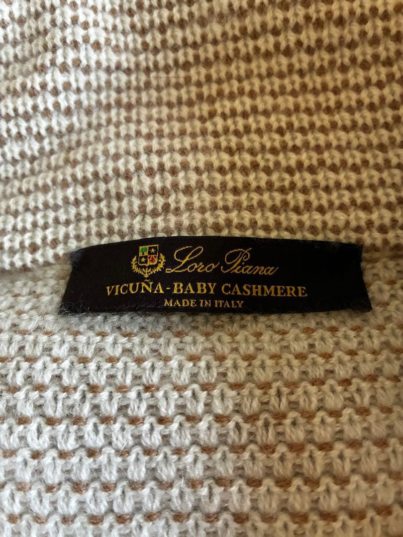 【Loro Piana】 BABY CASHMERE ニットジャケット