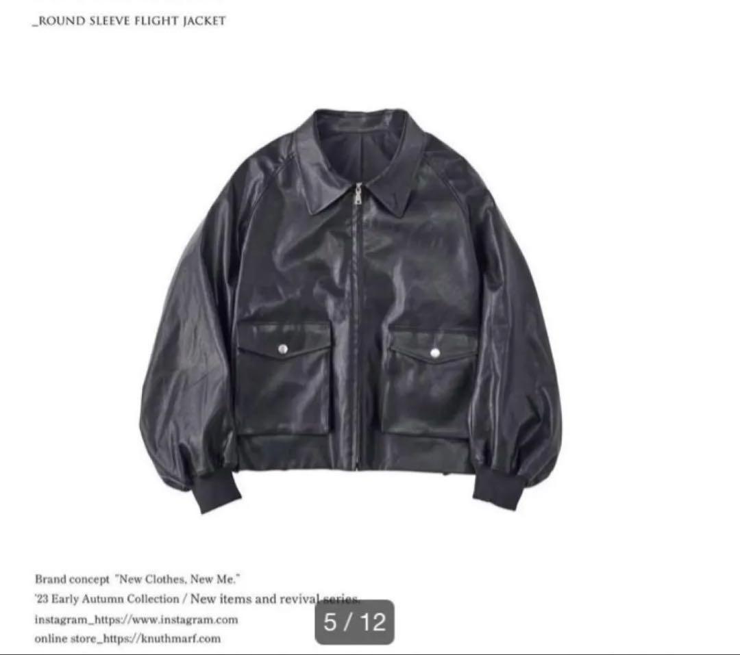 Knuth Marf ラウンドスリーブフライトジャケット
