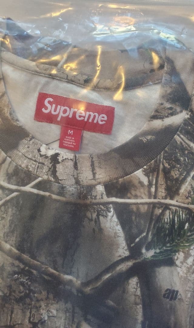 トップス Supreme Small Box L/S Tee realtree camo
