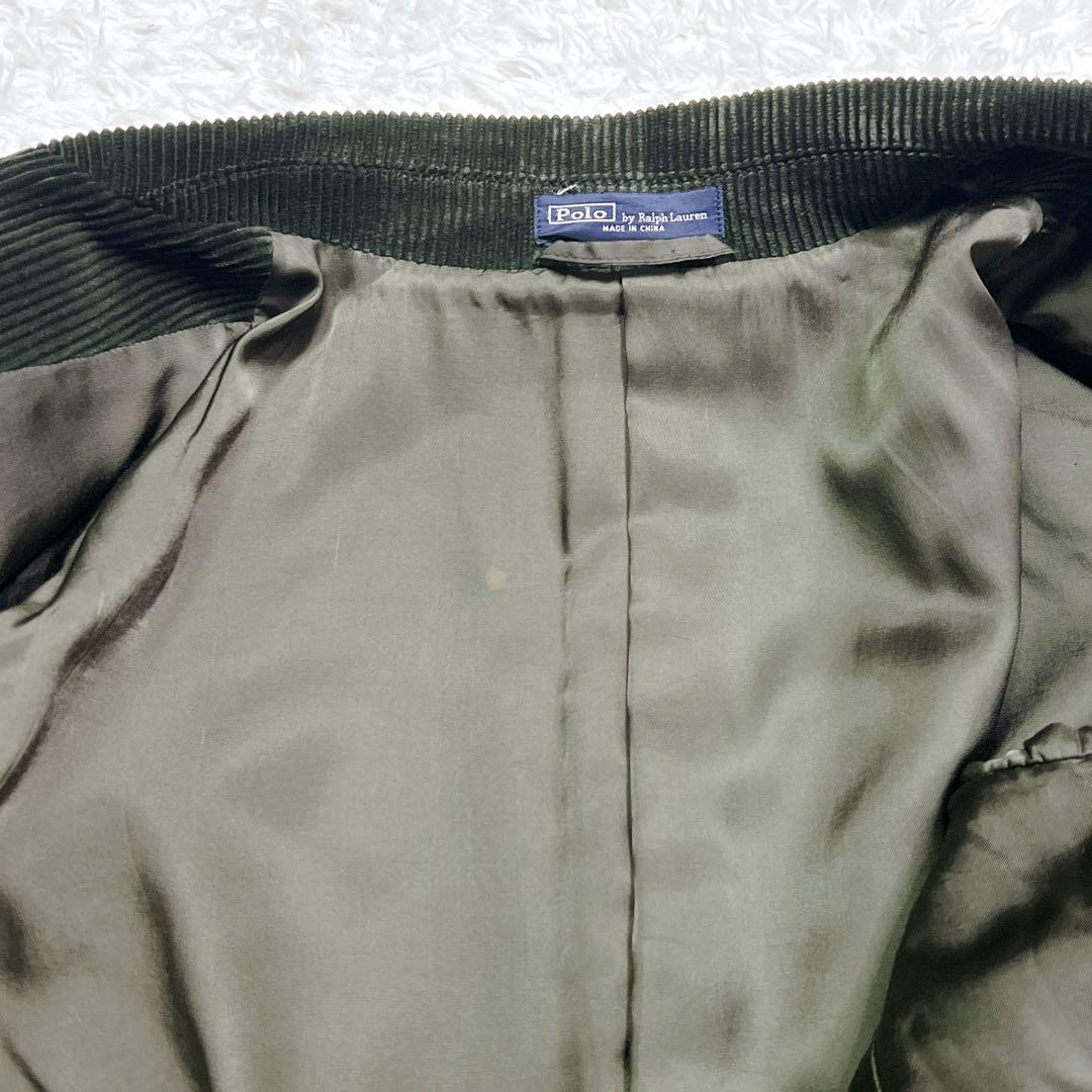 ポロ バイ ラルフローレン 太畝コーデュロイテーラードジャケット エルボーパッチ