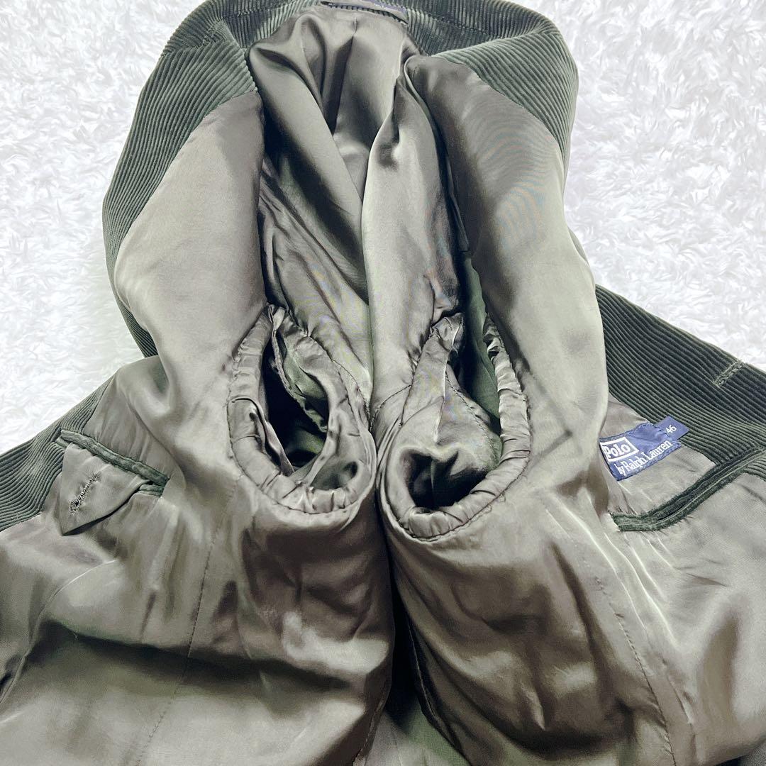 ポロ バイ ラルフローレン 太畝コーデュロイテーラードジャケット エルボーパッチ