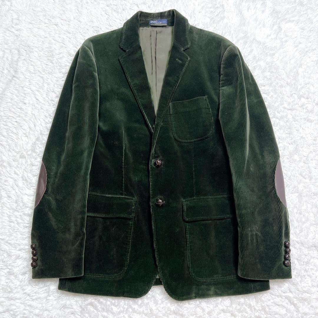 ポロ バイ ラルフローレン 太畝コーデュロイテーラードジャケット エルボーパッチ
