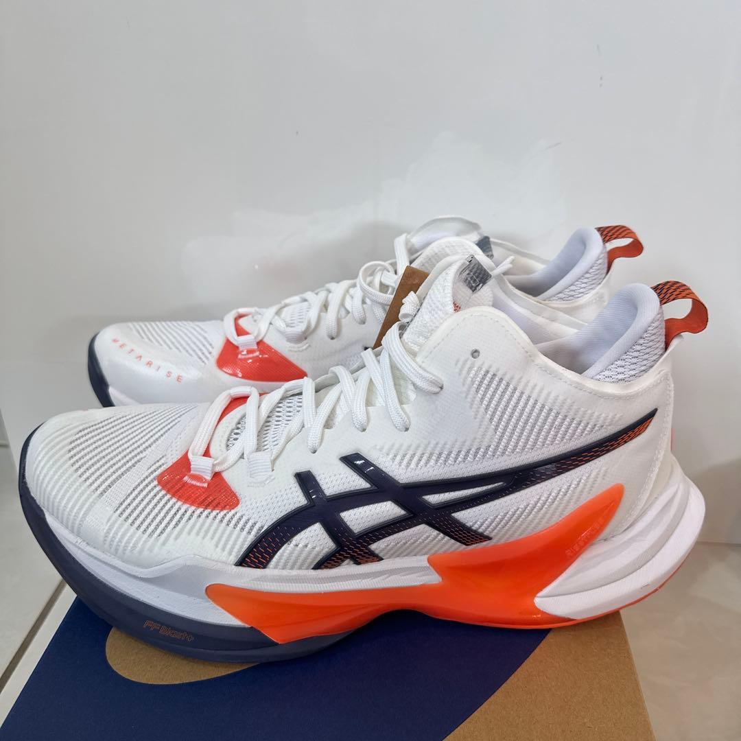 ASICS RISE バレーボールシューズ ホワイト/オレンジ