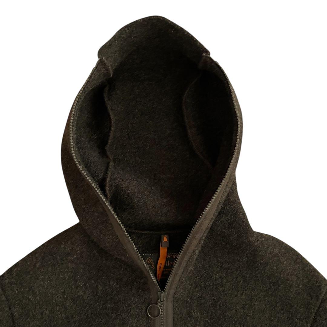 【美品】COP.COPINE ヨーロッパ製 90s フード付きウールコート BR