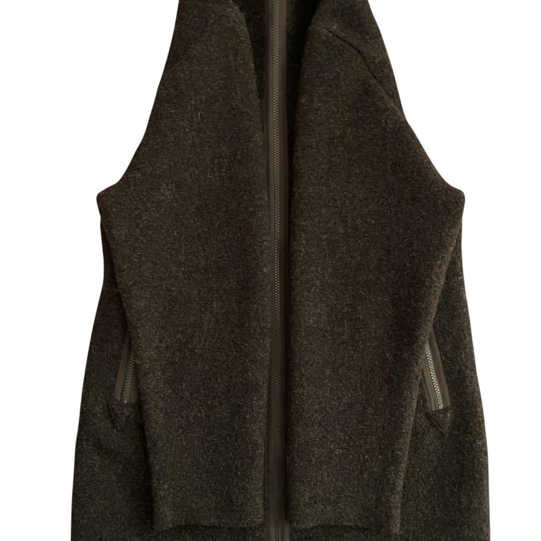 【美品】COP.COPINE ヨーロッパ製 90s フード付きウールコート BR