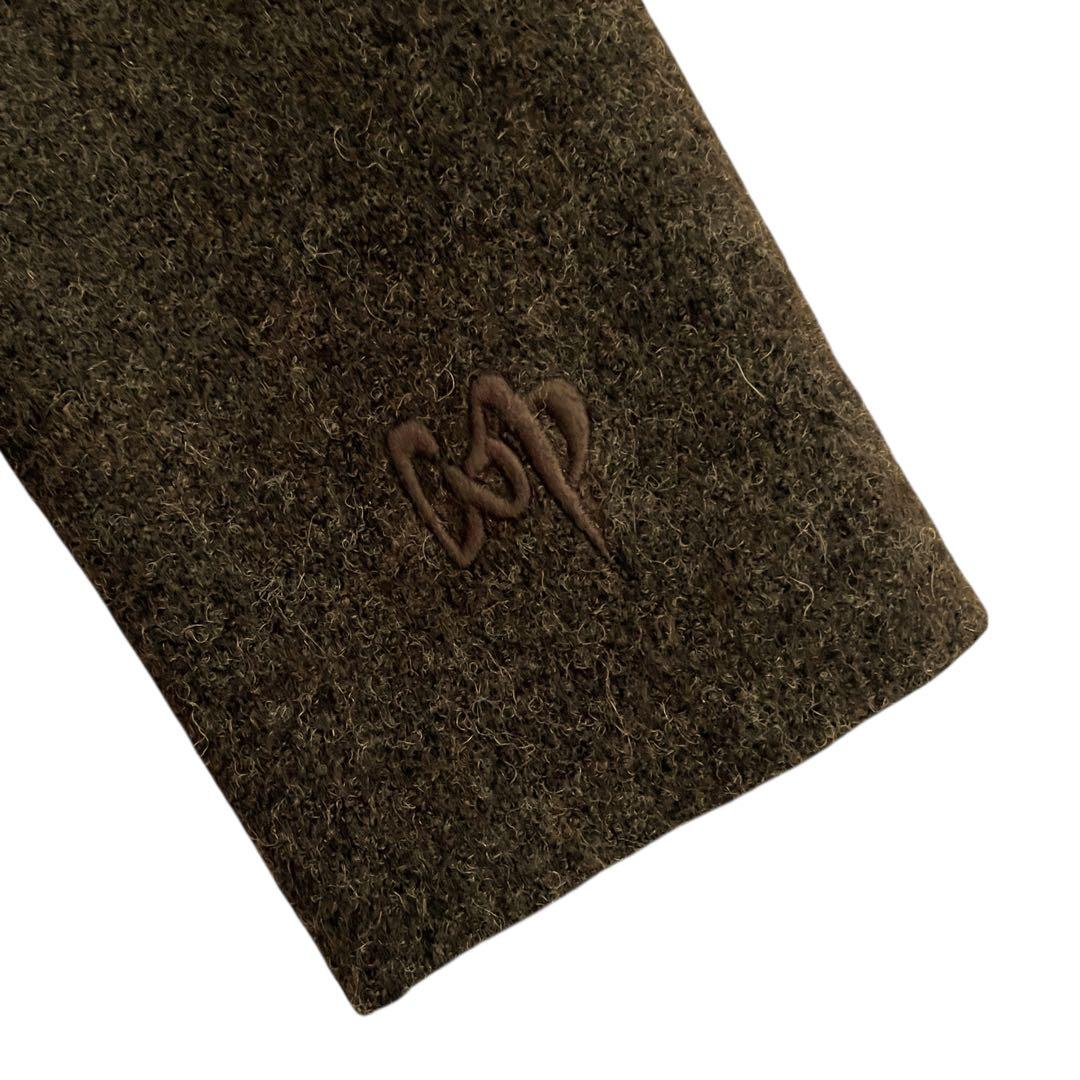 【美品】COP.COPINE ヨーロッパ製 90s フード付きウールコート BR