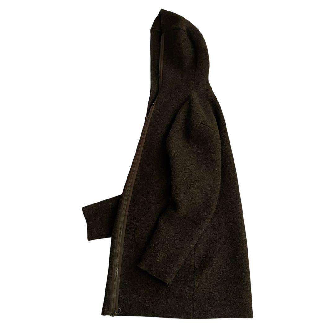 【美品】COP.COPINE ヨーロッパ製 90s フード付きウールコート BR