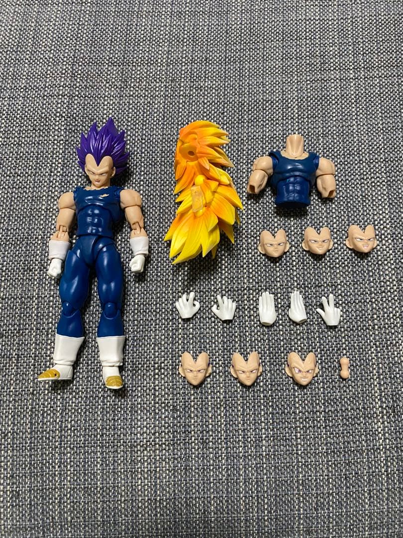 s.h.figuarts サイズ　ベジータ　超サイヤ人3 我儘の極意