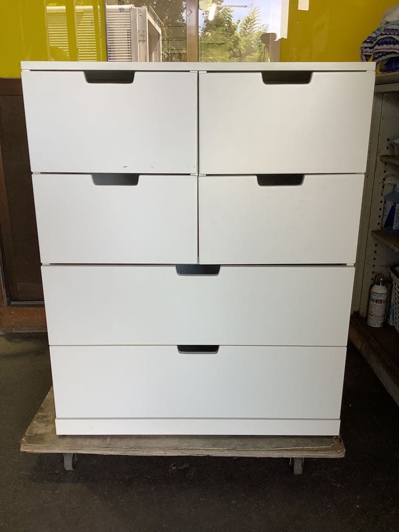 HA_AH 白いチェスト 引き出し6つ 小さ目のタンス